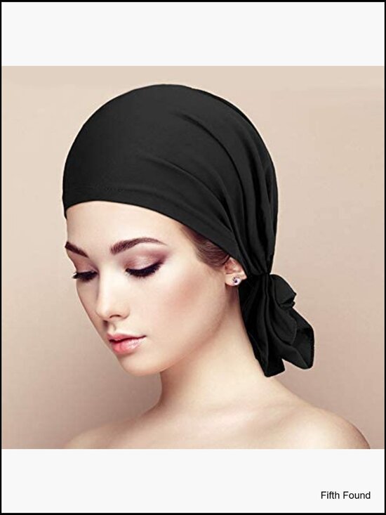4 Pack Modal Cotton Slip-On Pre-Tied Head Wrap Scarves Women\'s Headwear